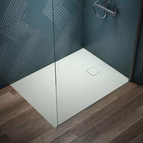 Ideal Standard Rectangle Shower Tray 1200 x 900mm Ideal Standard Ultra Flat EVO 35mm Shower Tray in Silk White with Waste
