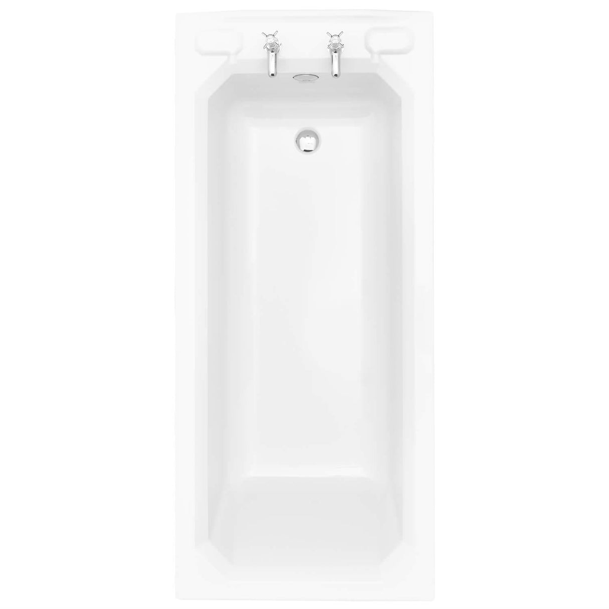 Heritage Standard Acrylic Bath Heritage Granley Deco Acrylic Single Ended Bath - 1700 x 750mm - 2 Tap Hole