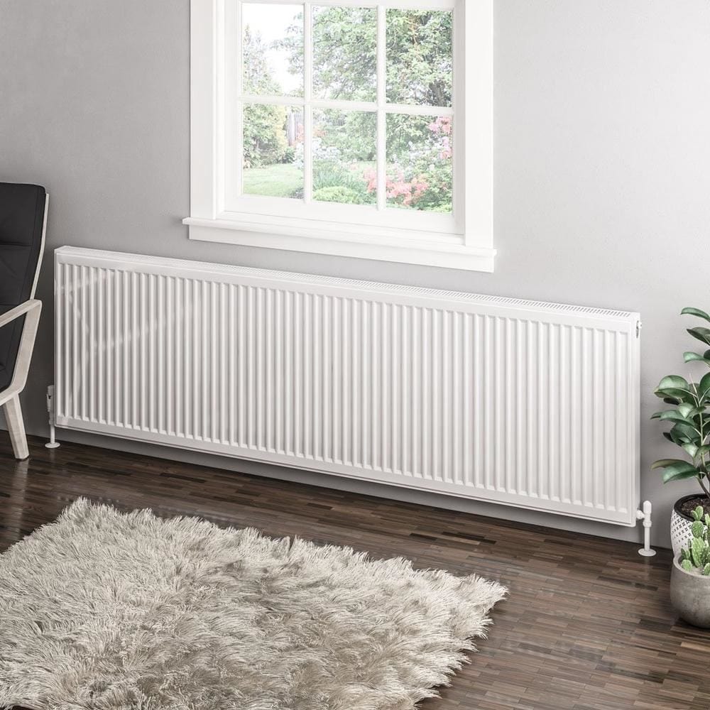 Aquarius Type 11 600 x 2000mm Aquarius Type 11 Compact Panel Radiator In Gloss White