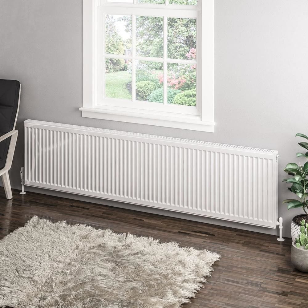 Aquarius Type 11 Compact Panel Radiator In Gloss White