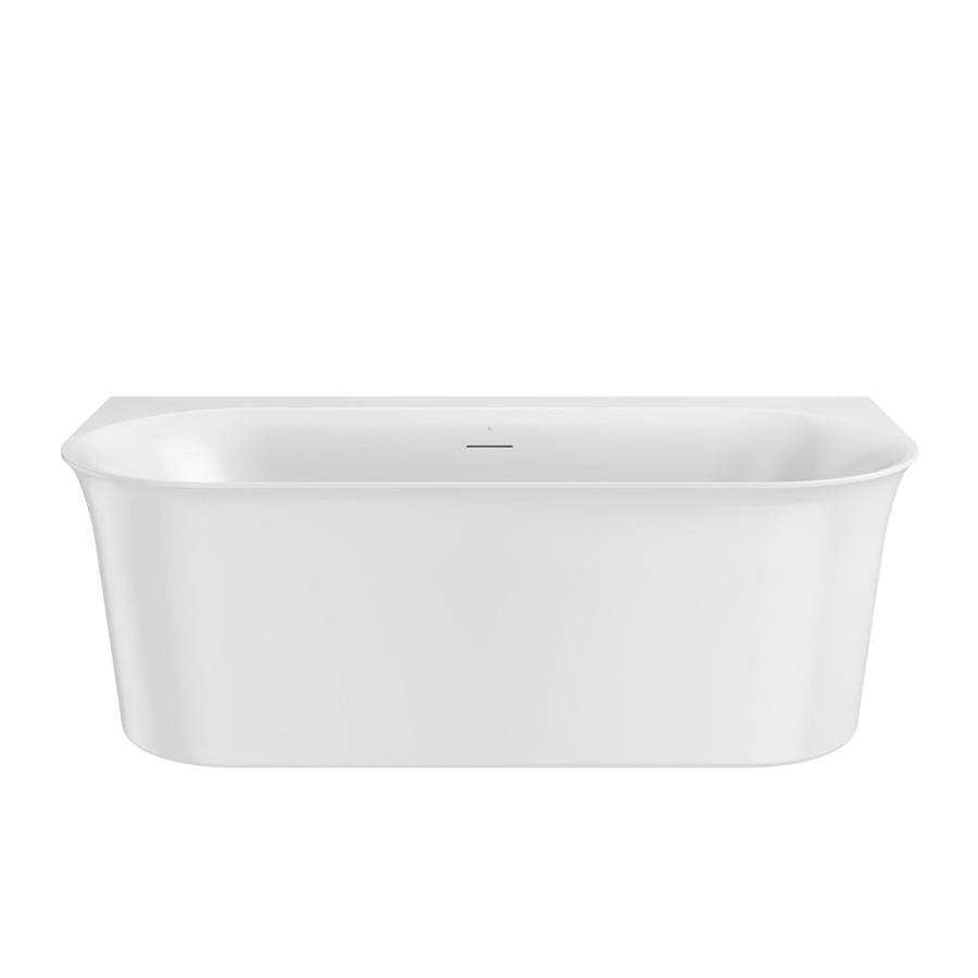 Crosswater Back To Wall Freestanding Bath 1700 x 800mm Crosswater Cursa Back to Wall Freestanding Bath