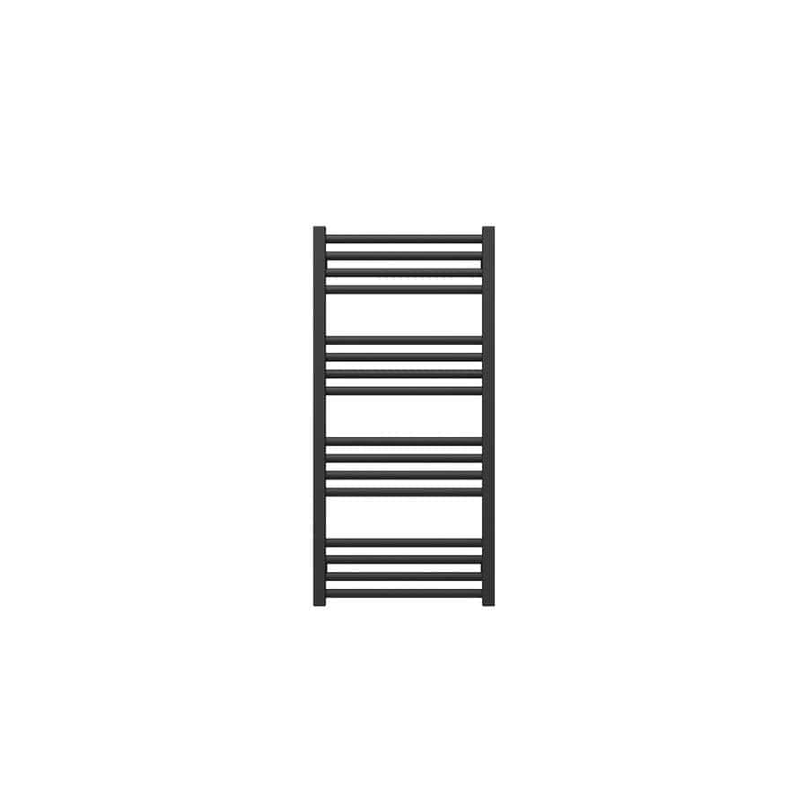 Crosswater Ladder Rail 900 x 430mm / Central Heating Crosswater MPRO Designer Vertical Towel Radiator in Matt Black
