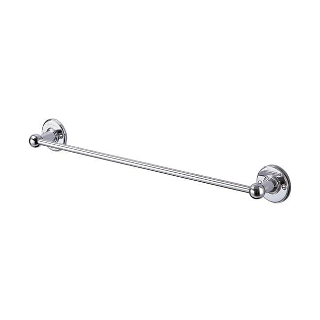 Burlington Towel Rails and Rings Burlington Traditional 550mm Single Towel Rail in Chrome