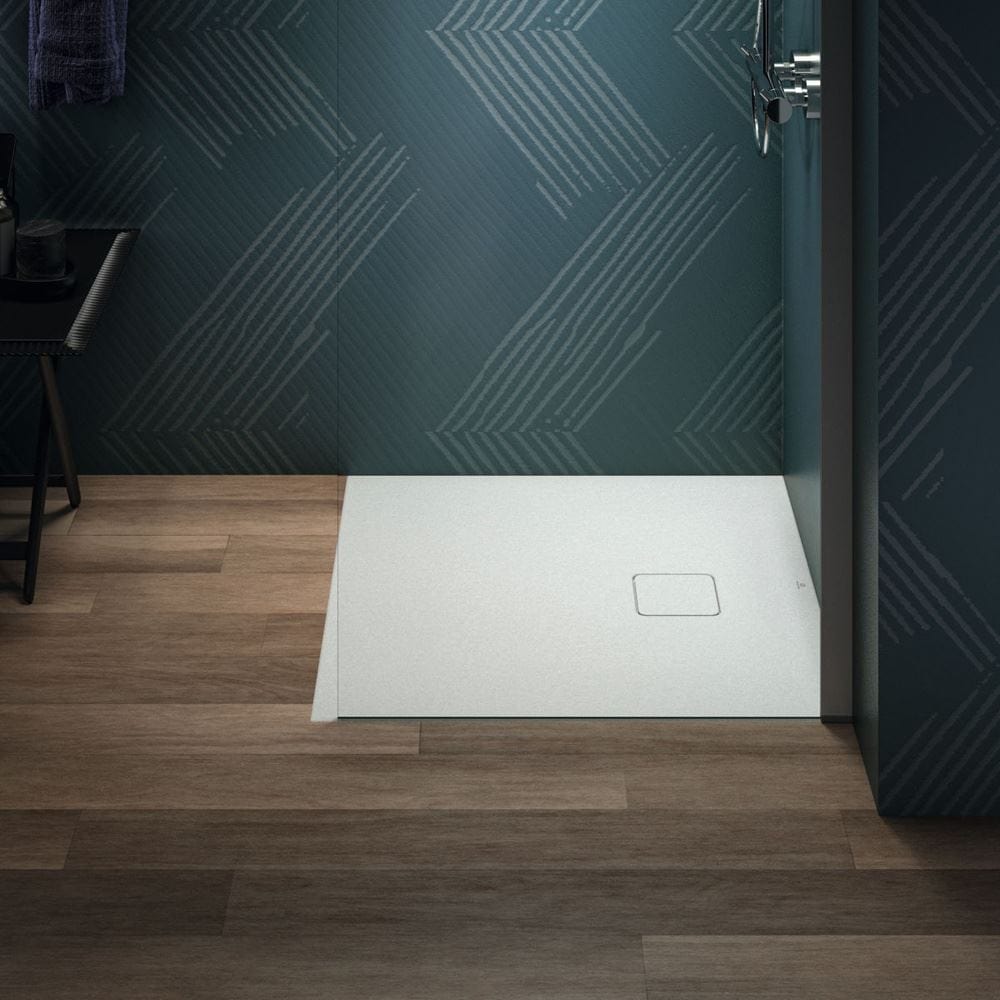 Ideal Standard Rectangle Shower Tray Ideal Standard Ultra Flat EVO 35mm Shower Tray in Silk White with Waste