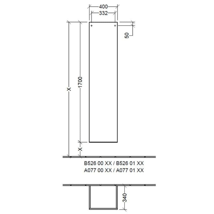 Villeroy & Boch Storage Unit Villeroy & Boch Arto Tall Storage Cabinet