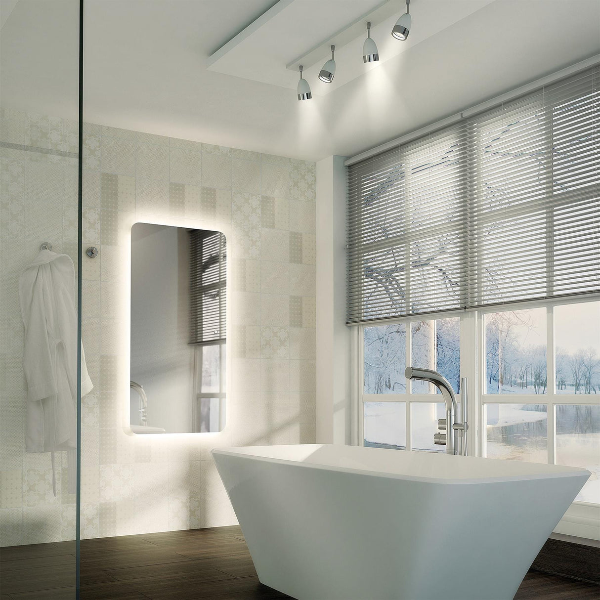 hib. Illuminated Mirror 600 x 1200mm hib. Ambience LED Illuminated Mirror