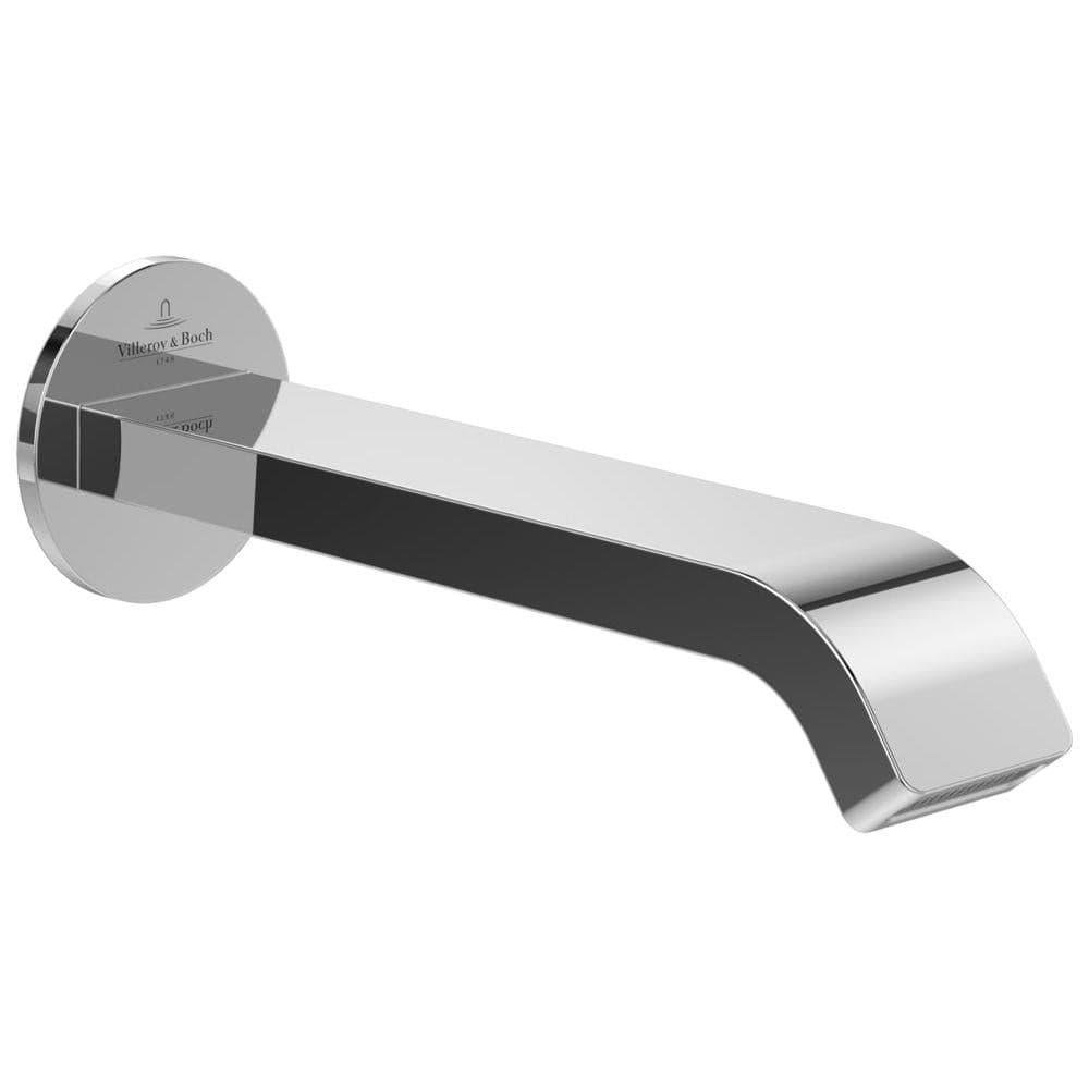 Villeroy & Boch Bath Spout Chrome Villeroy & Boch Dawn Curved Wall Mounted Bath Spout