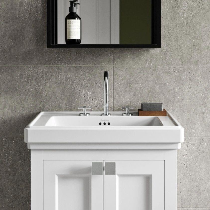 Burlington Riviera 3 Hole Basin Mixer Tap
