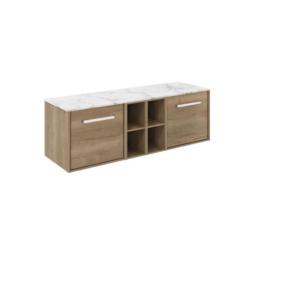 Crosswater Infinity Wall Mounted Vanity Unit with Worktop