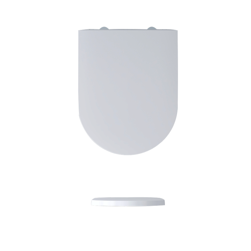 Imex Blade Soft Close Standard Toilet Seat in White