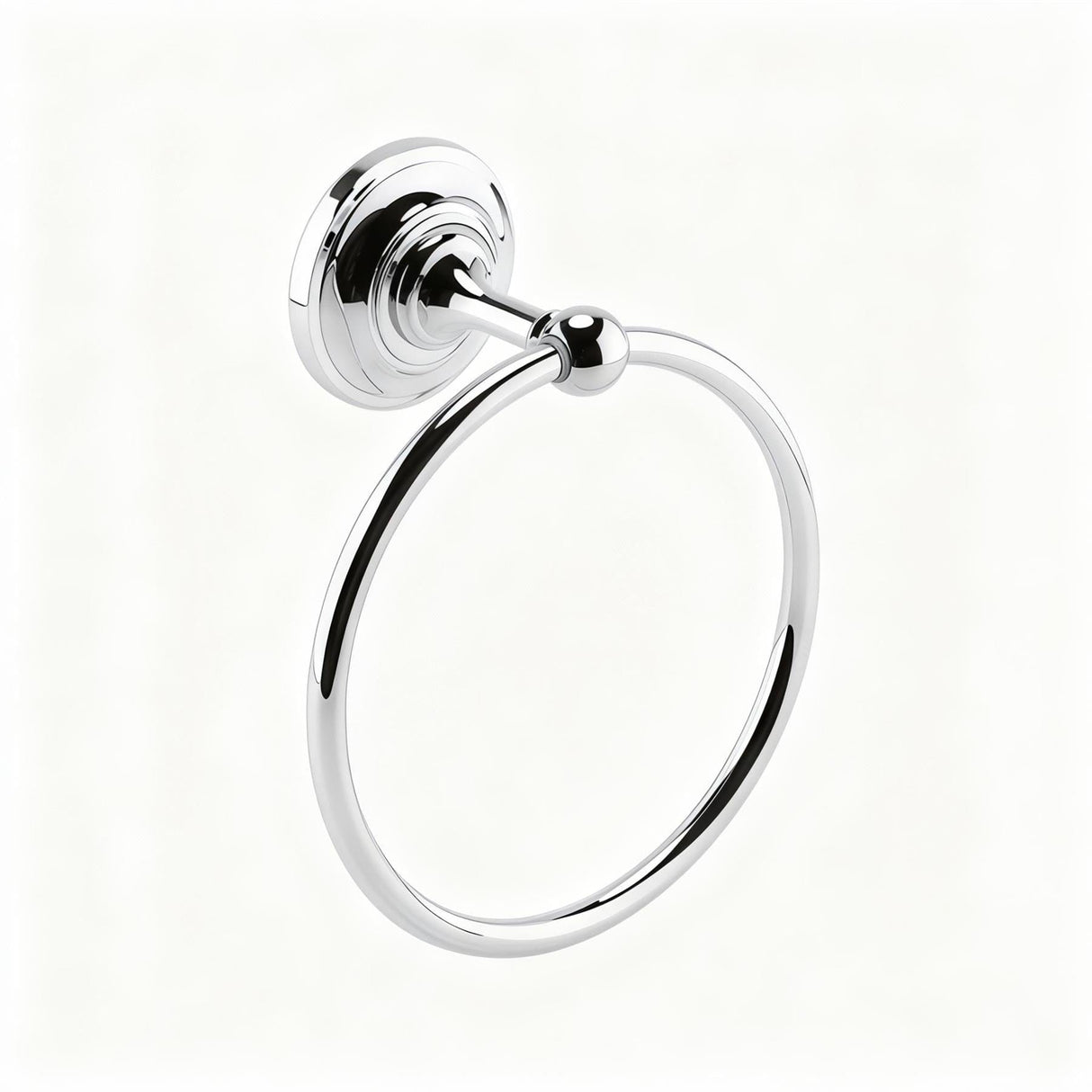 Aquarius Bathrooms Towel Rails and Rings Aquarius Blenheim Traditional Towel Ring in Chrome