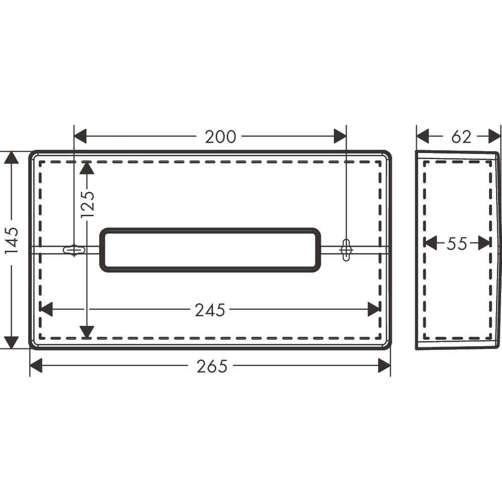 Hansgrohe Toilet Roll Holder Hansgrohe Addstoris Tissue Box