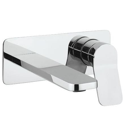 Crosswater Wall Mounted Basin Tap Chrome Crosswater Glide II Wall Mounted Basin Mixer Tap