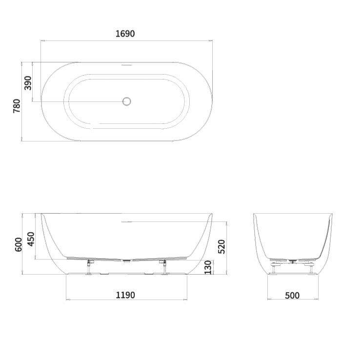 Crosswater Modern Freestanding Bath Crosswater Cerus Freestanding Bath