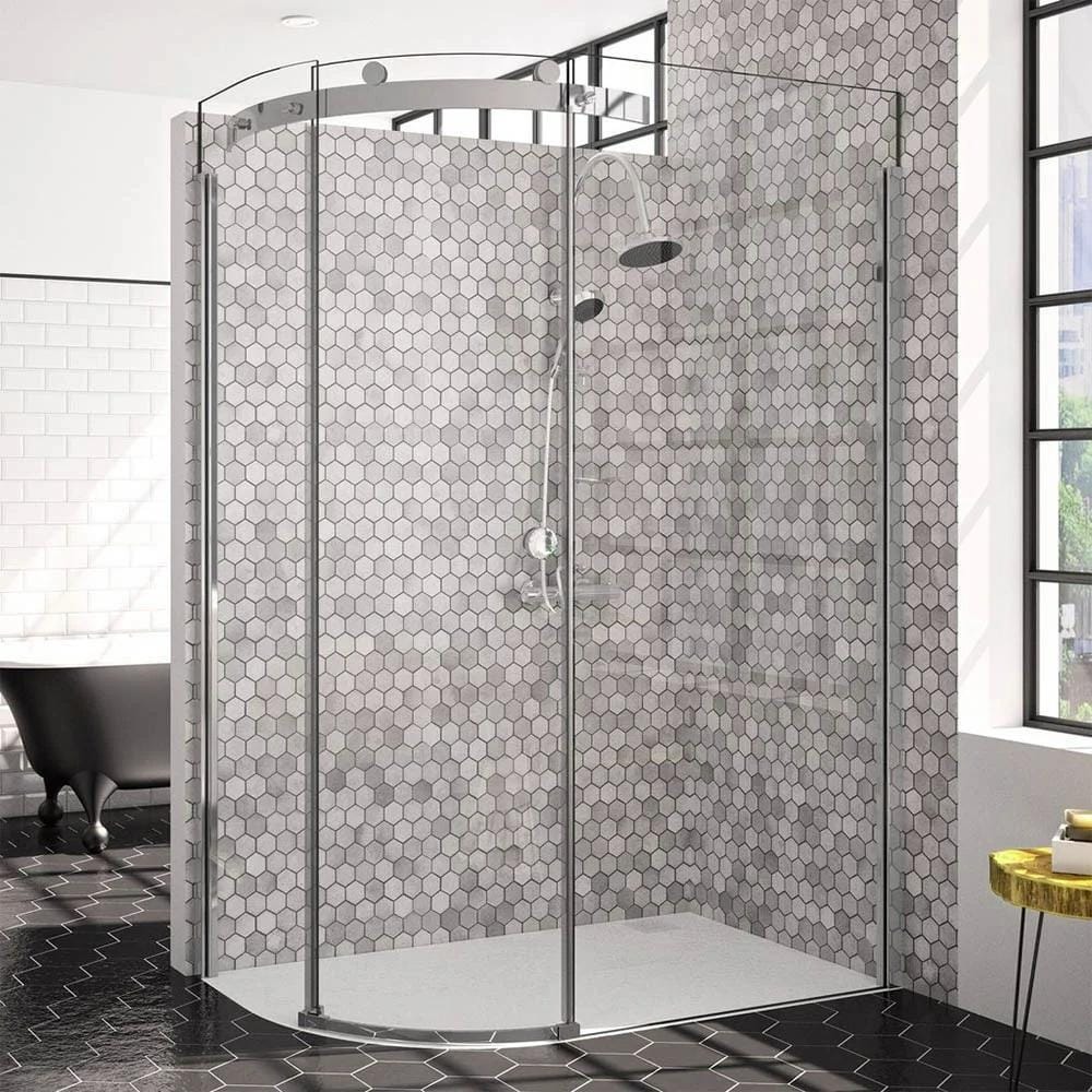 Merlyn Quadrant Shower Enclosure 1200 x 800mm / Left Hand Merlyn Series 10 1 Door Offset Quadrant Shower Enclosure