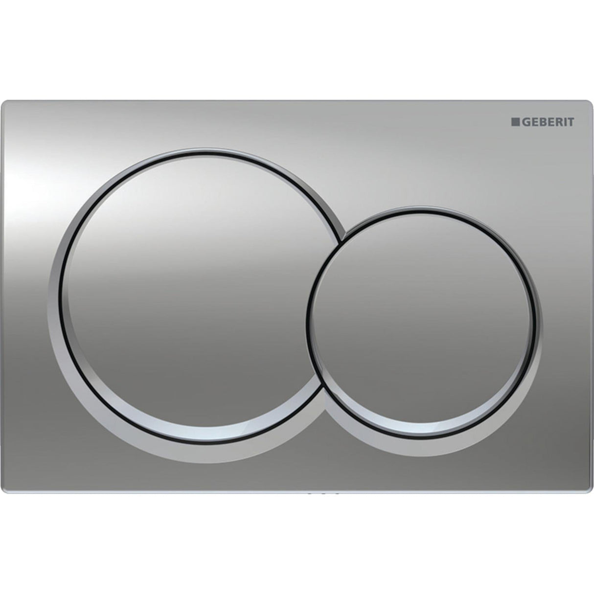 Geberit Flush Plate Geberit Alpha Flush Plate with Round Buttons
