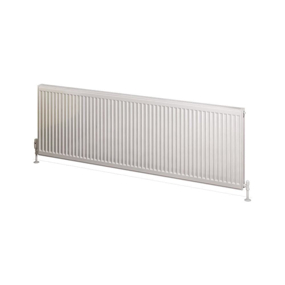 Aquarius Type 21 Compact Panel Radiator In Gloss White