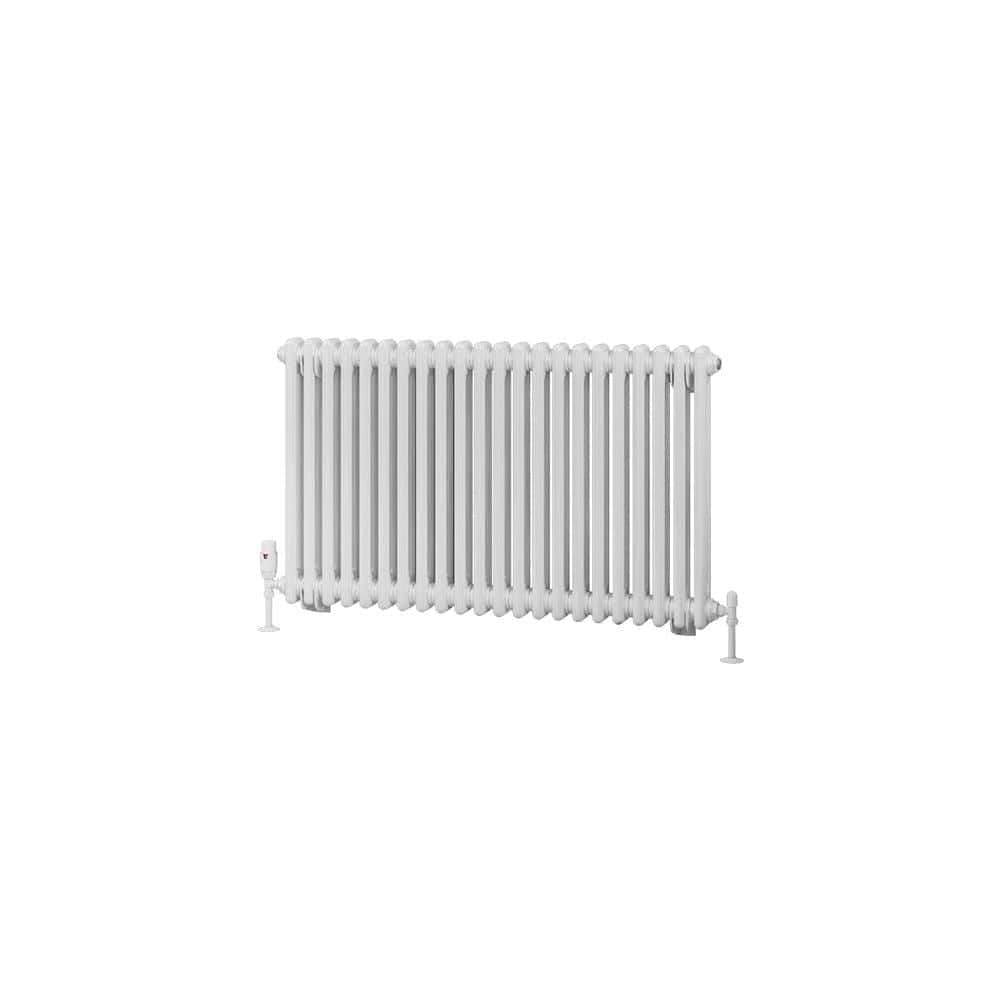 Eastbrook Column Radiator Eastbrook Rivassa Traditional 2 Column Radiator in Gloss White