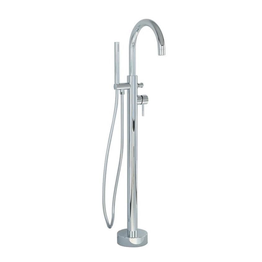 Imex Freestanding Bath Filler Imex Ravine Floor Standing Bath Shower Mixer with Hose and Handset