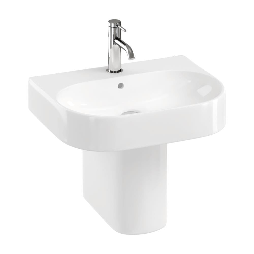 Britton Pedestal Basin Britton Trim 500mm 1 Tap Hole Basin