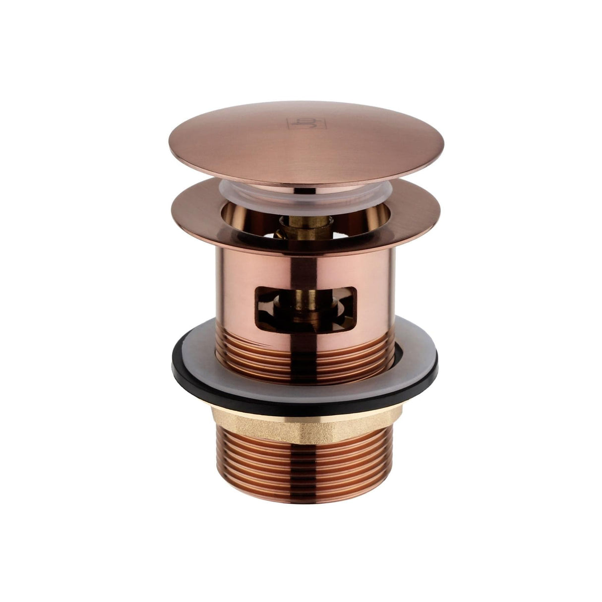 JTP Bath Waste Brushed Bronze JTP VOS Pop Up Bath Waste for Free Standing Baths with Encapsulated Overflow