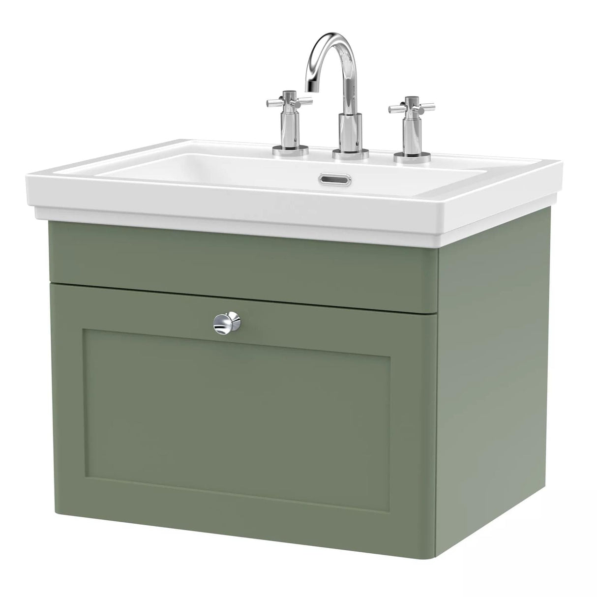 Aquarius Wall Mounted Vanity Unit Aquarius Leighton 600mm Wall Mounted One Drawer Vanity Unit with Basin