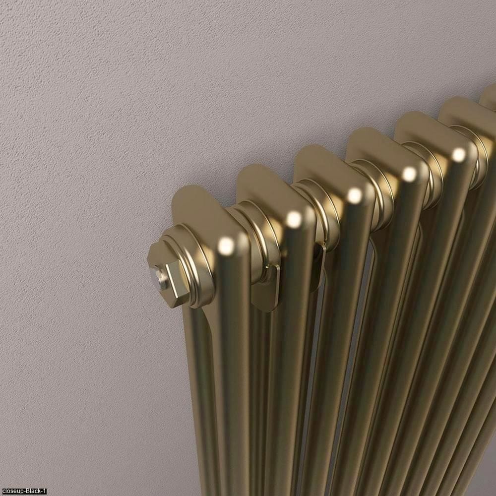 Eastbrook Column Radiator Eastbrook Rivassa Traditional 2 Column Radiator in Bronze Effect