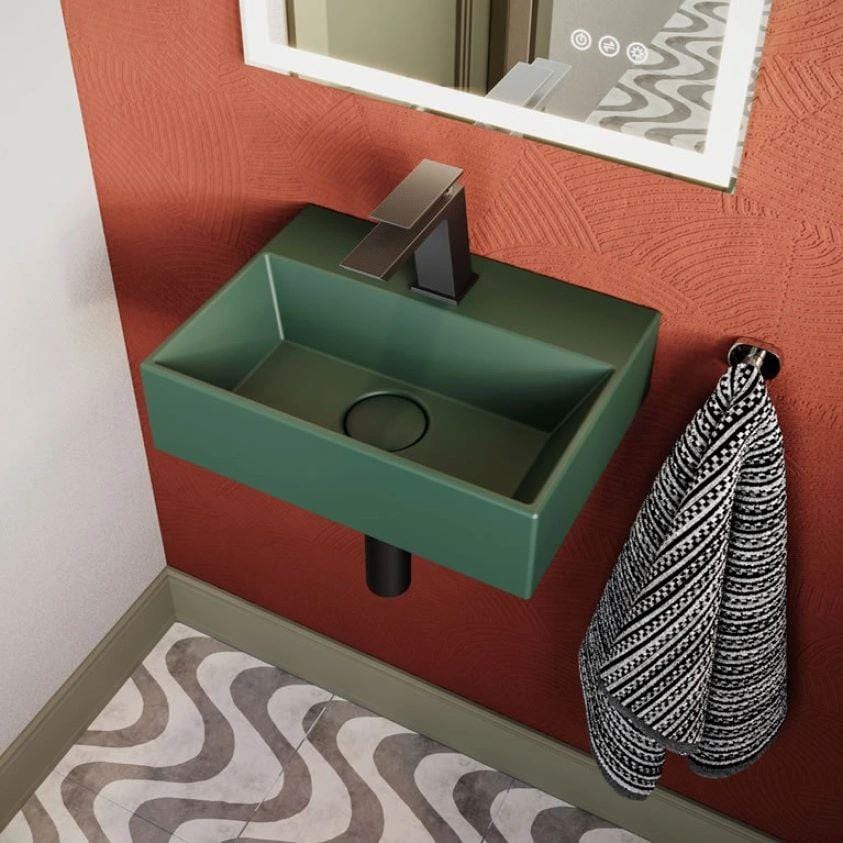 Crosswater Cloakroom Basin Crosswater Beck Cloakroom Basin with Waste