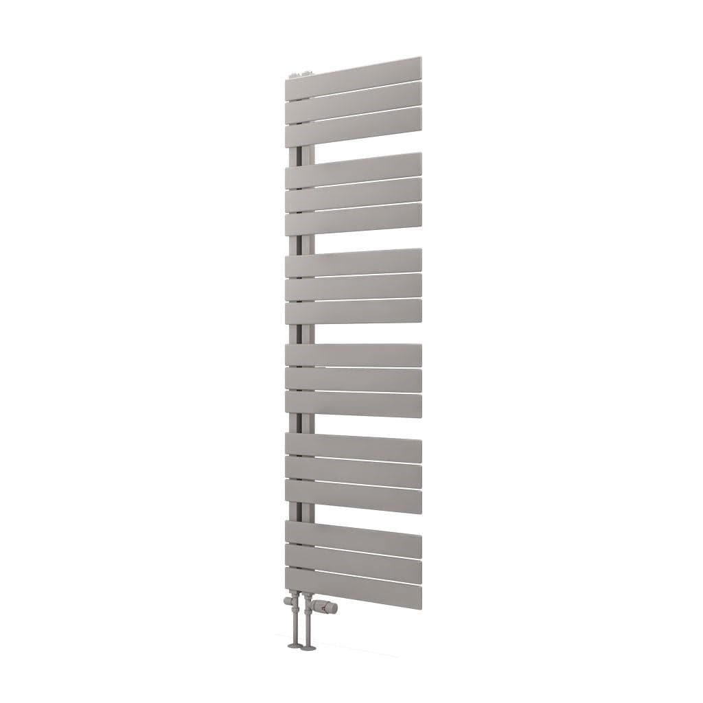 Eastbrook Designer Towel Radiator 1640 x 500 / Dual Fuel Eastbrook Helmsley Straight Vertical Designer Towel Rail in Matt Grey