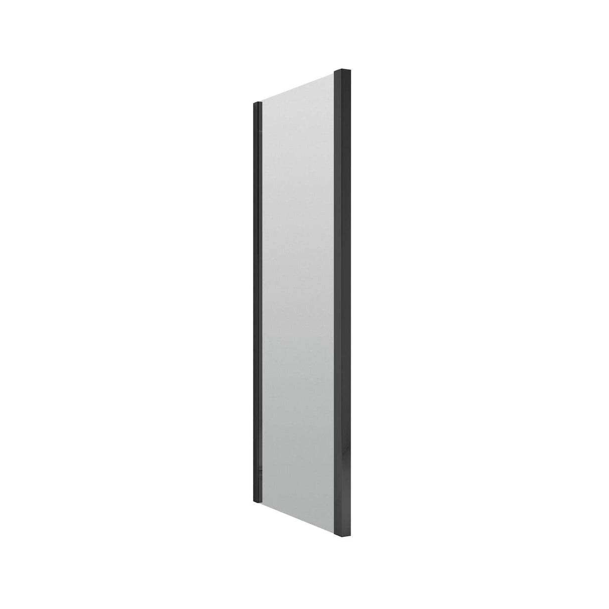 Aquarius Bathrooms Side Panel Matt Black / 700mm Aquarius Urbano 6mm Side Panel 1850mm