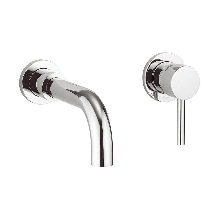 Crosswater Fusion 2 Hole Wall Mounted Basin Mixer Tap in Chrome