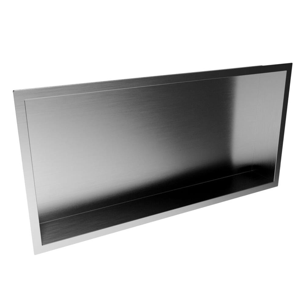 Aquarius Bathrooms Shelf Gun Metal Grey / 600 x 300mm Aquarius Shower Niche