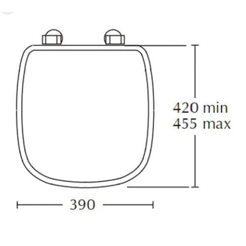 Imperial Toilet Seat Imperial Radcliffe Solid Wood Painted Toilet Seat with Soft Close Hinges