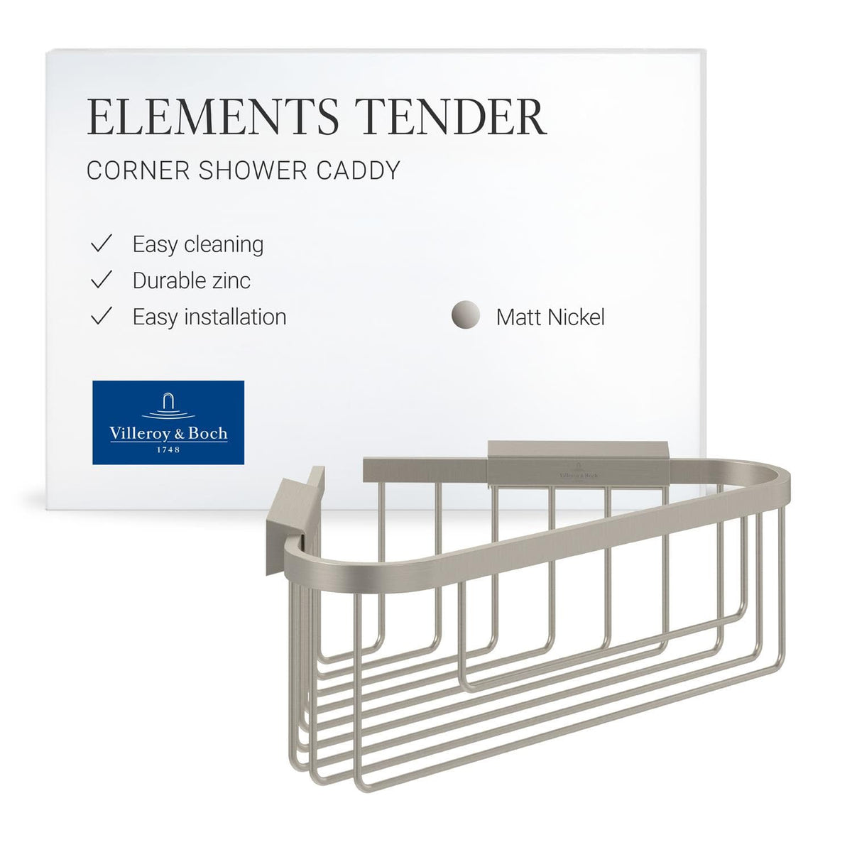 Villeroy & Boch Basket Villeroy & Boch Elements - Tender Corner Wire Shower Basket
