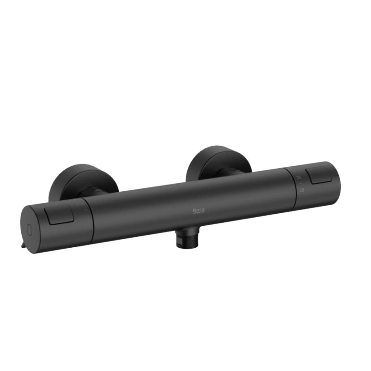 Roca Exposed Shower Set Roca T-500 Thermostatic Bar Shower Valve with with Shower Handset and Slide Rail Set