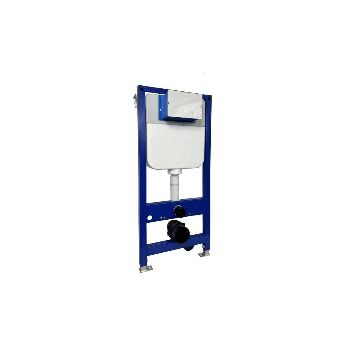 Aquarius Bathrooms Wall Hung Toilet Aquarius Urbano Rimless Wall Hung Toilet Pack with Frame, Flush Plate, Soft Closing Seat and Hinge Covers