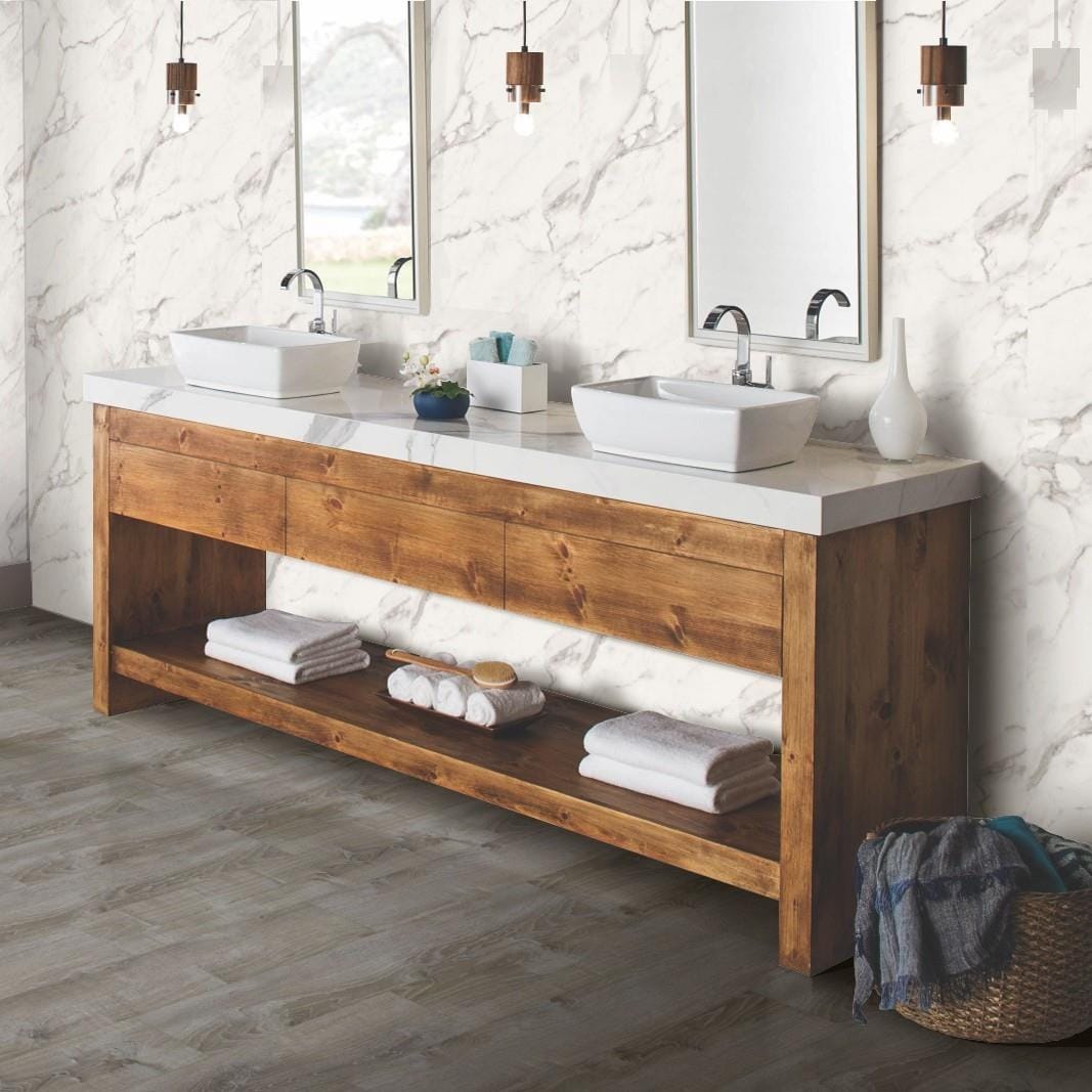 Multipanel Click Flooring Multipanel Interlocking Vinyl Flooring Driftwood Grey Oak 1.86M²