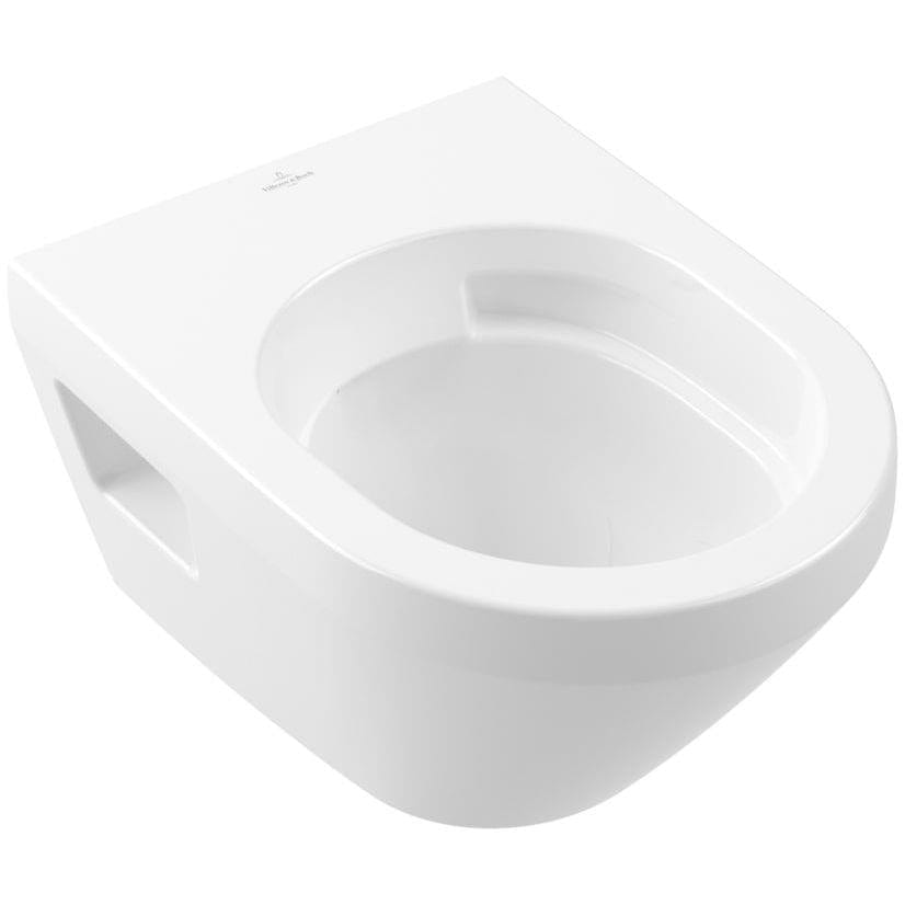 Villeroy & Boch Wall Hung Toilet Villeroy & Boch Architectura Compact Wall Hung Toilet with TwistFlush and Soft Close Seat