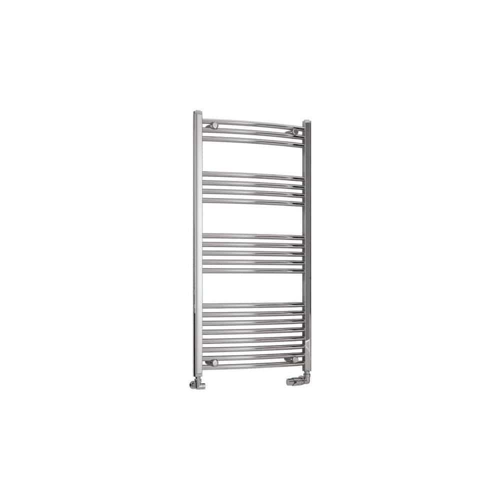 Eastbrook Wendover Curved Vertical Heated Towel Rail in Chrome