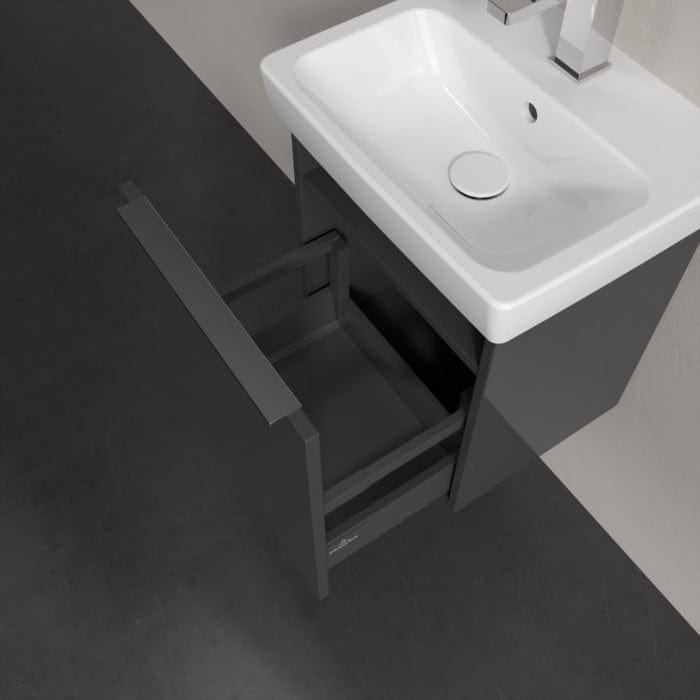 Villeroy & Boch Wall Mounted Vanity Unit Villeroy & Boch Architectura Wall Hung Vanity Unit 400mm One Drawer with Basin