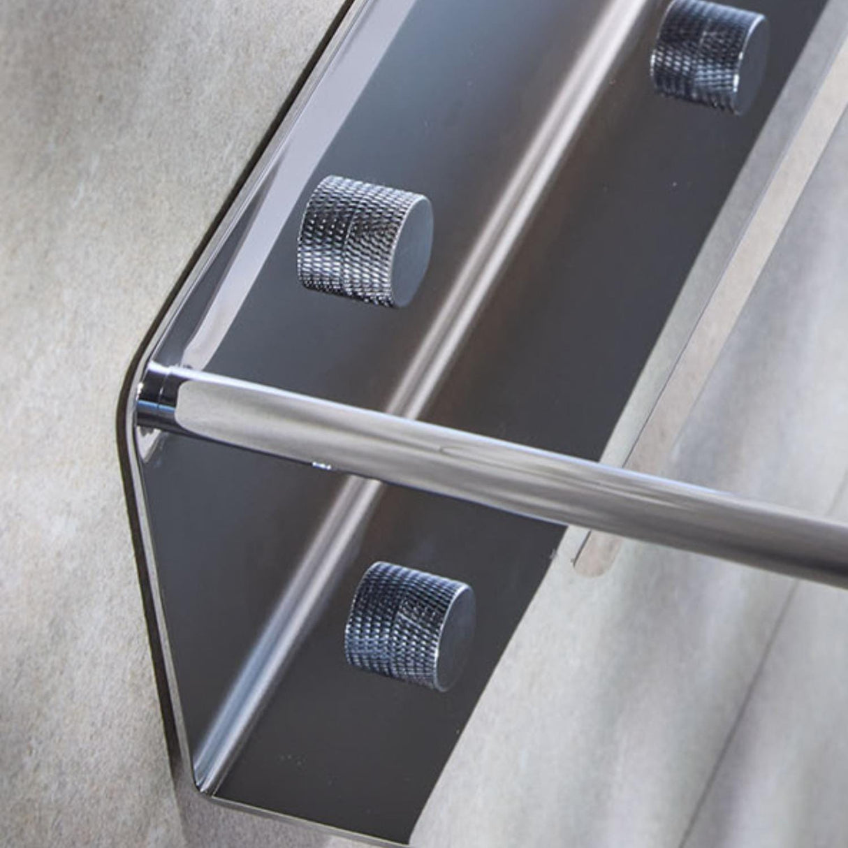 Miller Basket Miller Signature Box Shower Basket in Chrome