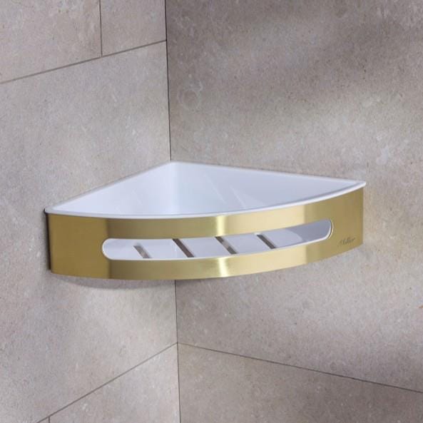 Miller Basket Miller Signature Corner Shower Basket with Removable Liner