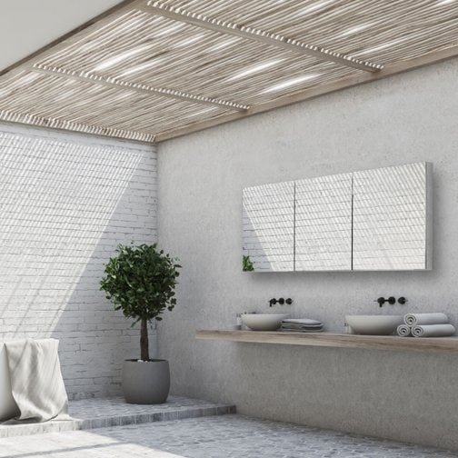 HiB Mirrored Cabinet 1200 x 700mm HiB Eris Mirrored Cabinet