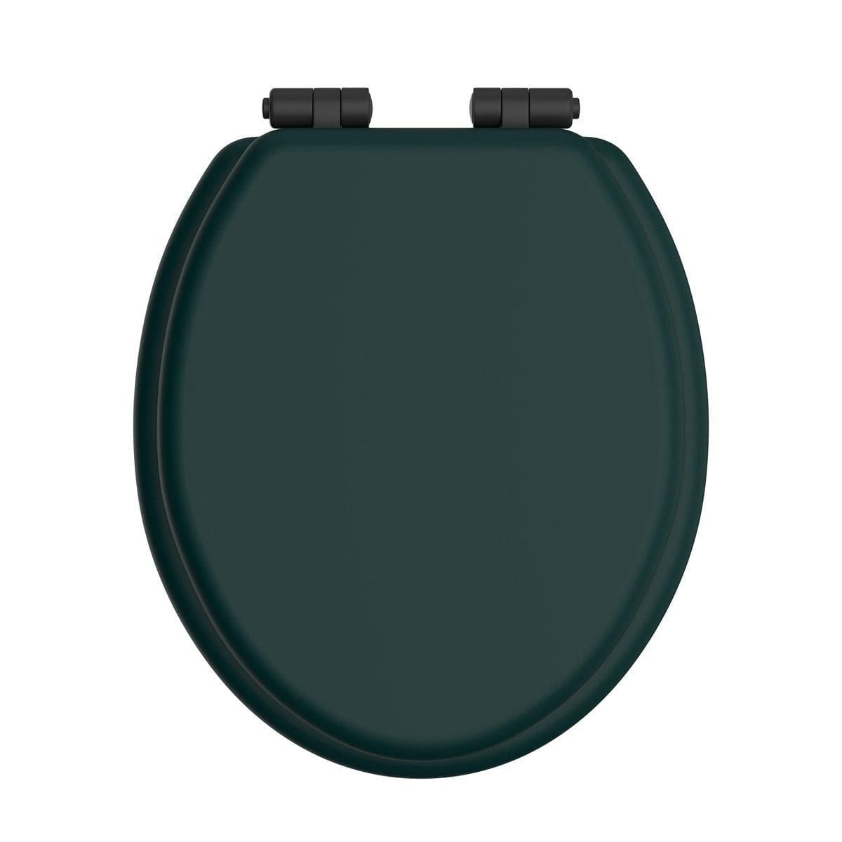 Heritage Toilet Seat Classic Green / Black Heritage Soft Close Wooden Toilet Seat