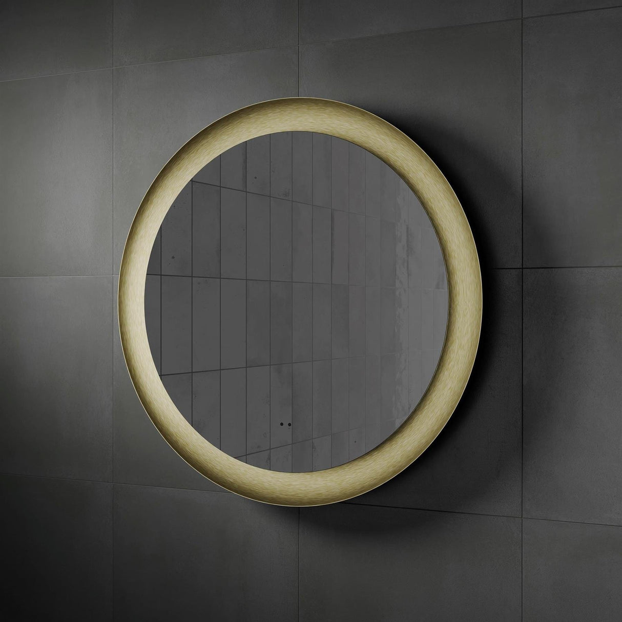 HiB Illuminated Mirror HiB Vaida Round LED Illuminated Mirror