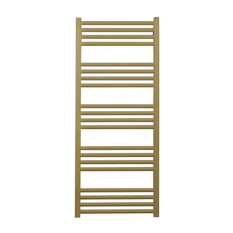 Crosswater Ladder Rail 1140 x 480mm / Dual Fuel Crosswater MPRO Designer Vertical Towel Radiator in Brushed Brass