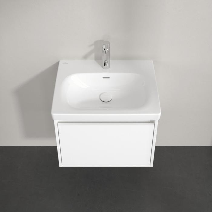 Villeroy & Boch Wall Mounted Vanity Unit Villeroy & Boch Skyla Wall Mounted 600mm One Drawer Vanity Unit with Basin