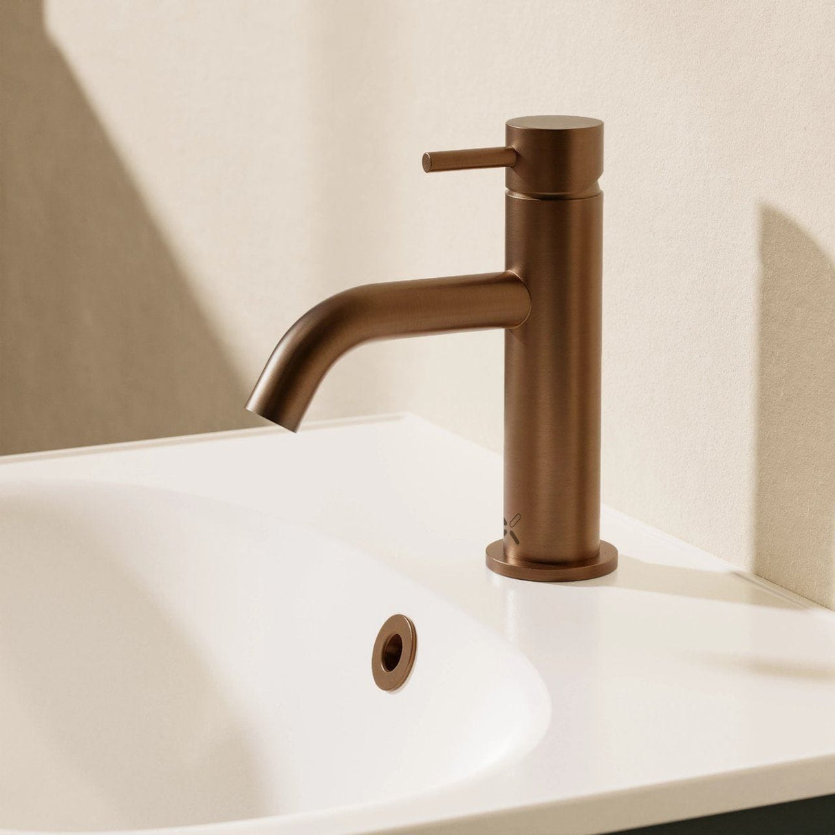 Crosswater Mono Basin Tap Brushed Bronze Crosswater MPRO XL Basin Mixer Tap