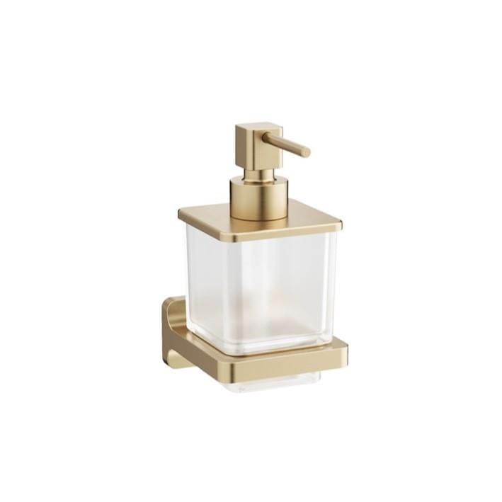 Crosswater Soap Dispenser Brushed Brass Crosswater Rotar Soap Dispenser
