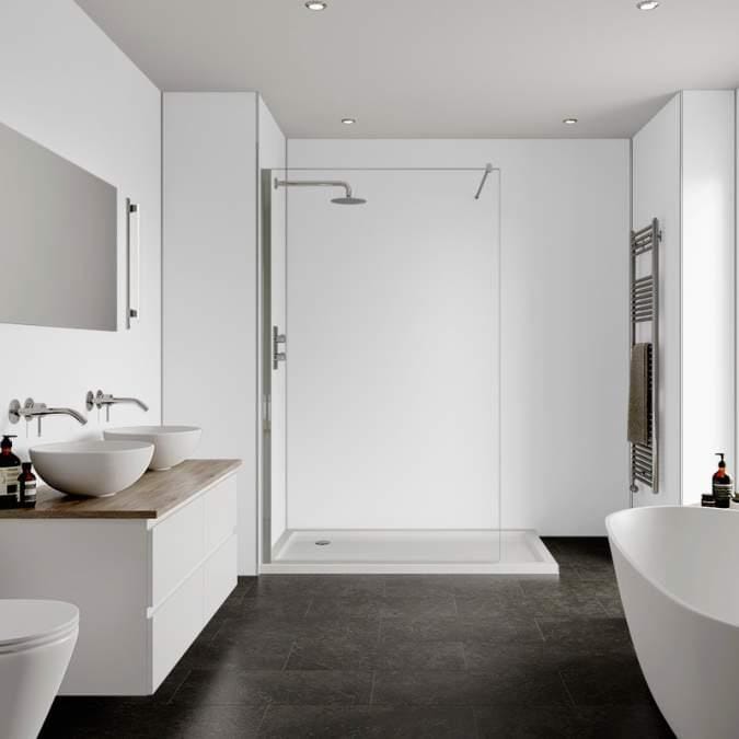 Multipanel Wall Panel Multipanel Classic Wall Panel in Natural White